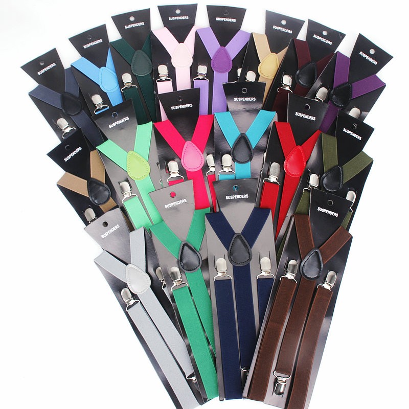 Suspenders Clip Men - Heißer Verkauf Elastische Leder Hosenträger Männer
