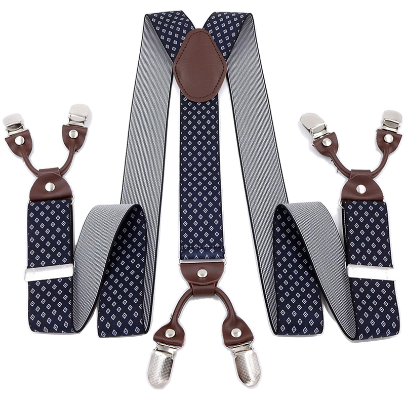 Suspenders Clip Men - Vintage Hosenträger für Männer Heavy Duty
