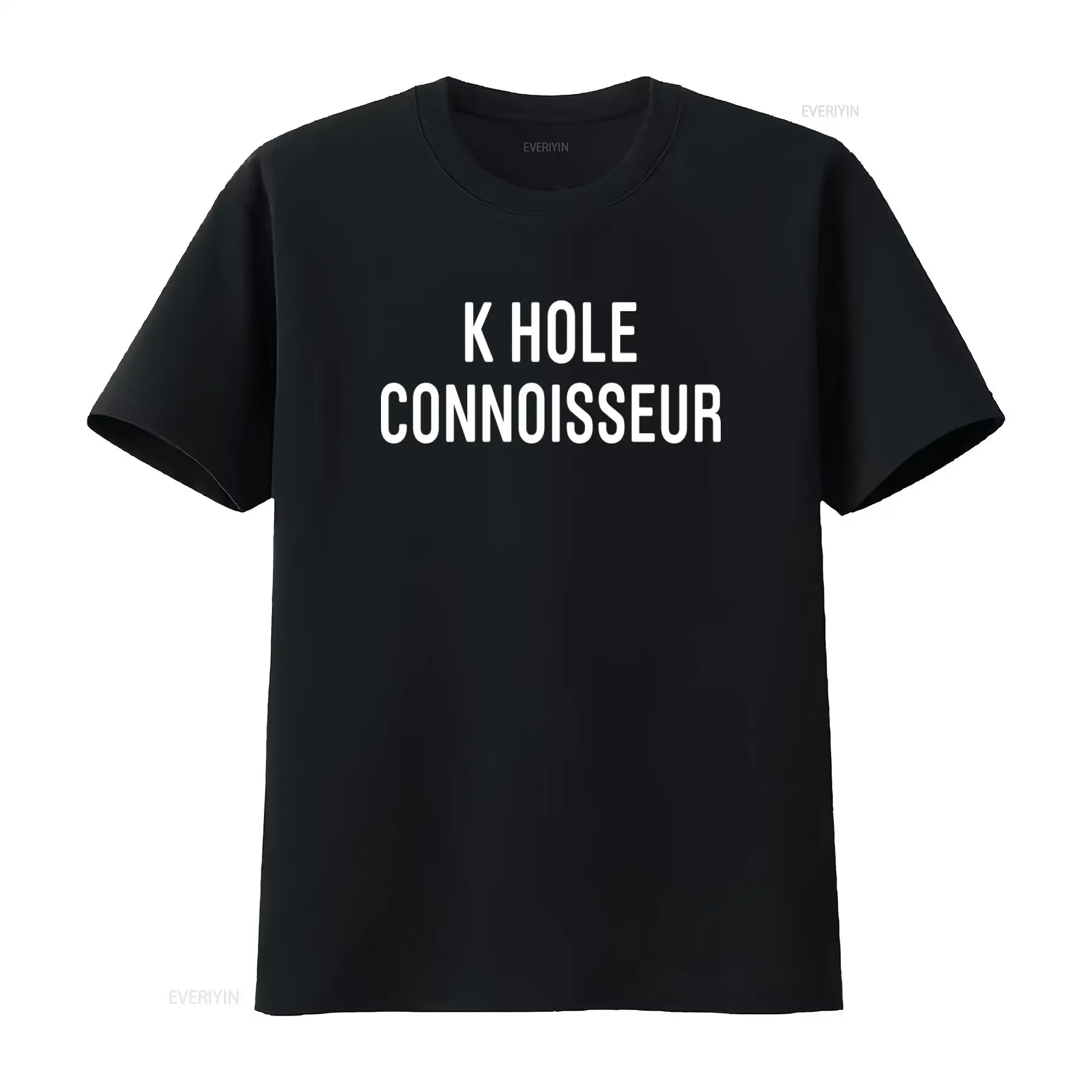 Men Fashion Rave - K Hole Connoisseur Ketamine T-Shirt, lustiges