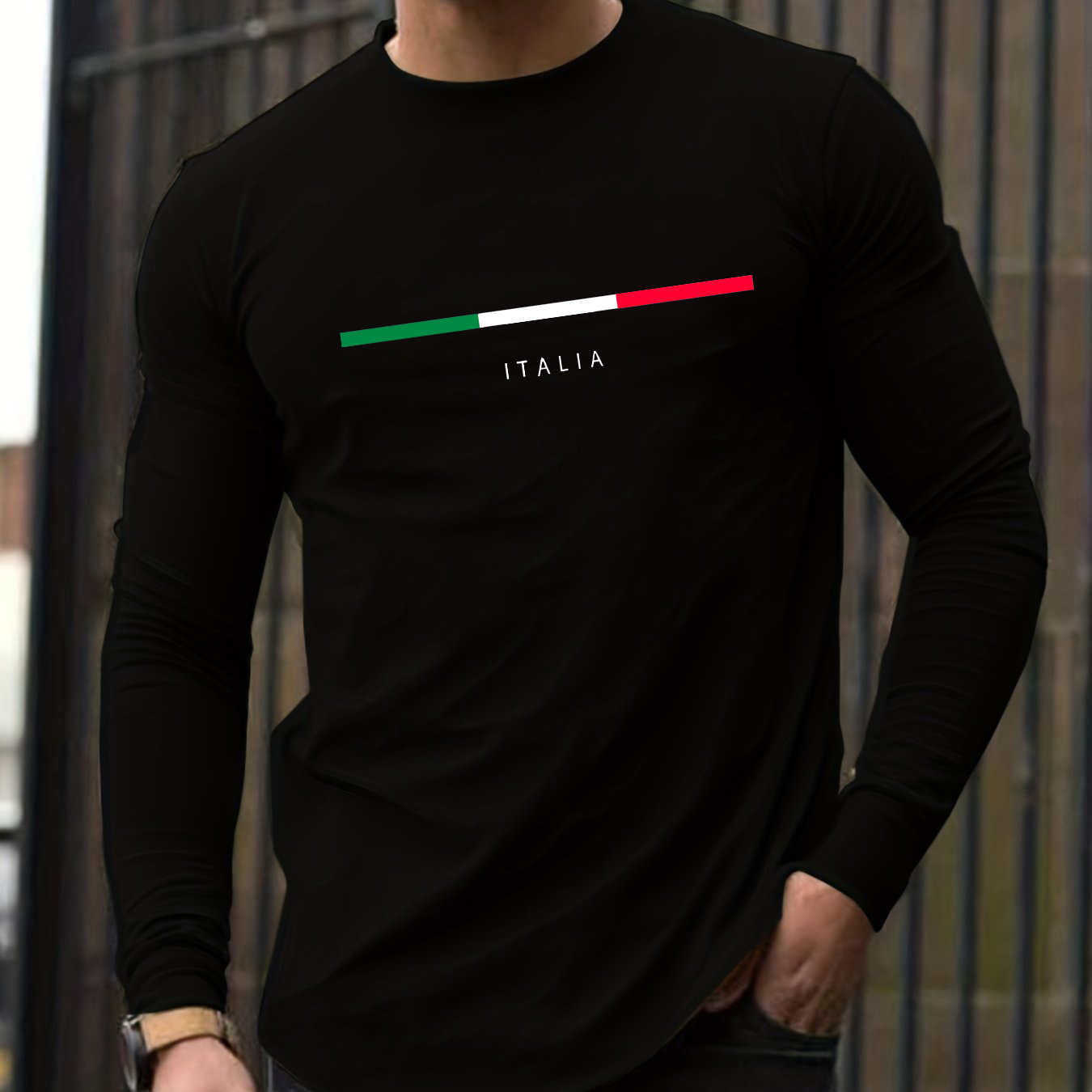 Men'S Fashion 2025 - Herren-T-Shirt-Oberteil aus 100 % reiner Baumwolle,