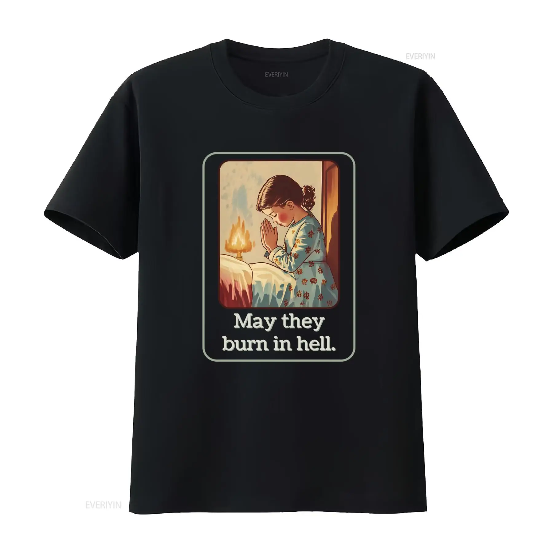 1950S Fashion Men'S - May They Burn In Hell T-Shirt,