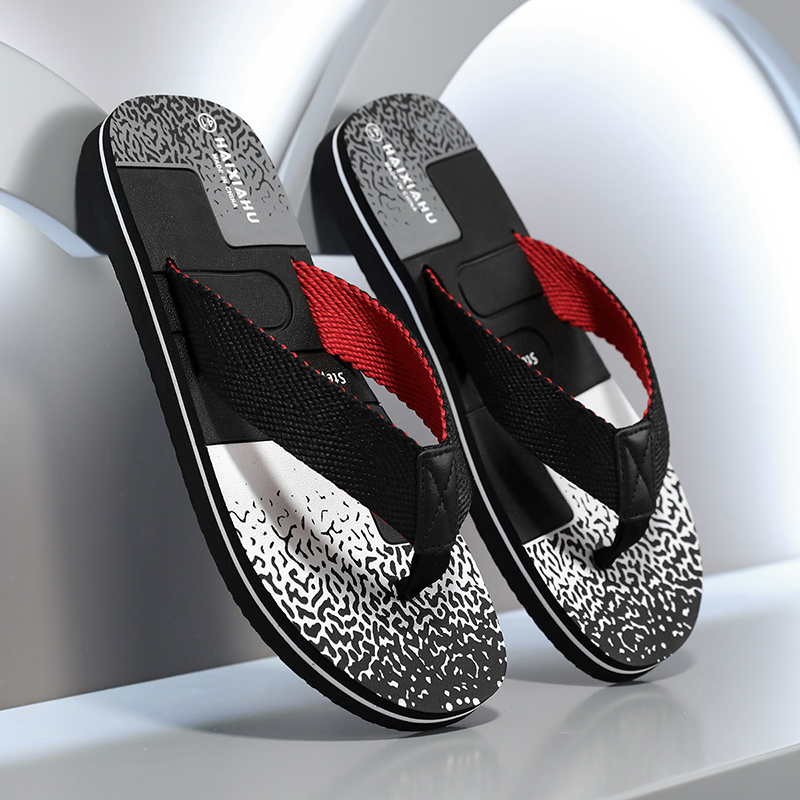 Men'S Fashion Brands - Herren Flip-Flops Hochwertige Marken-Sommer-Strand-Flip-Flops Modische Sommer-Outdoor-Sandalen