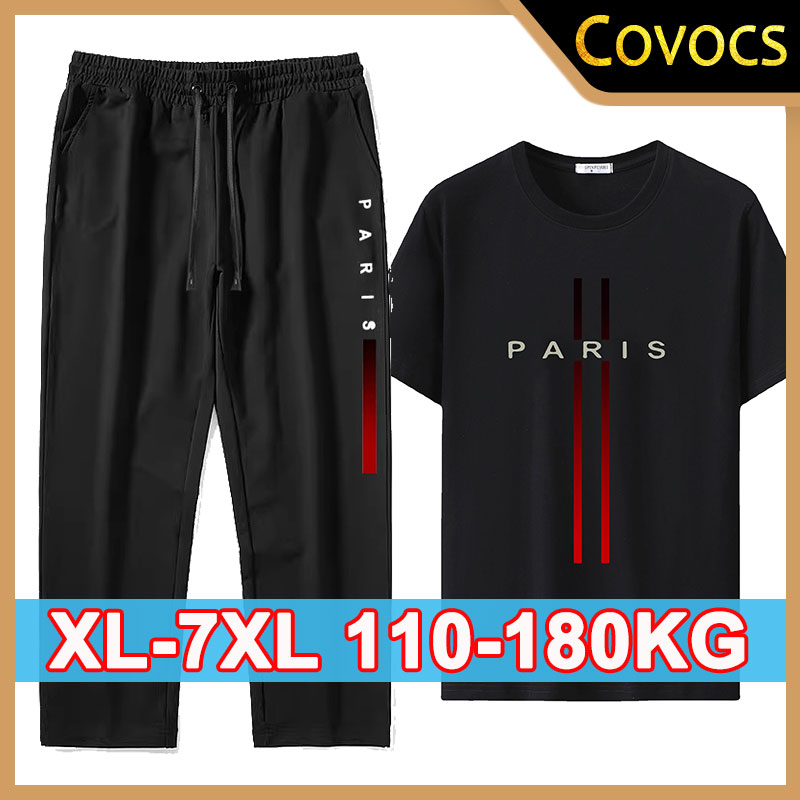 Men'S Fashion Xxl - 1/2 stücke männer T-shirt Hosen Set