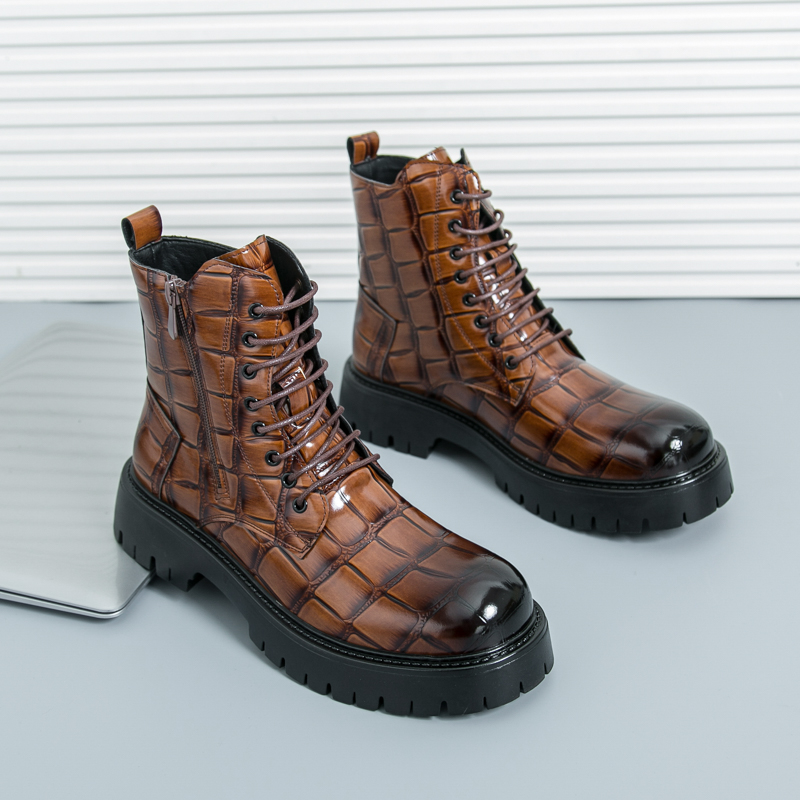 Men'S Fashion Brands - Sommer Herren Mode Chelsea Stiefel Schwarz