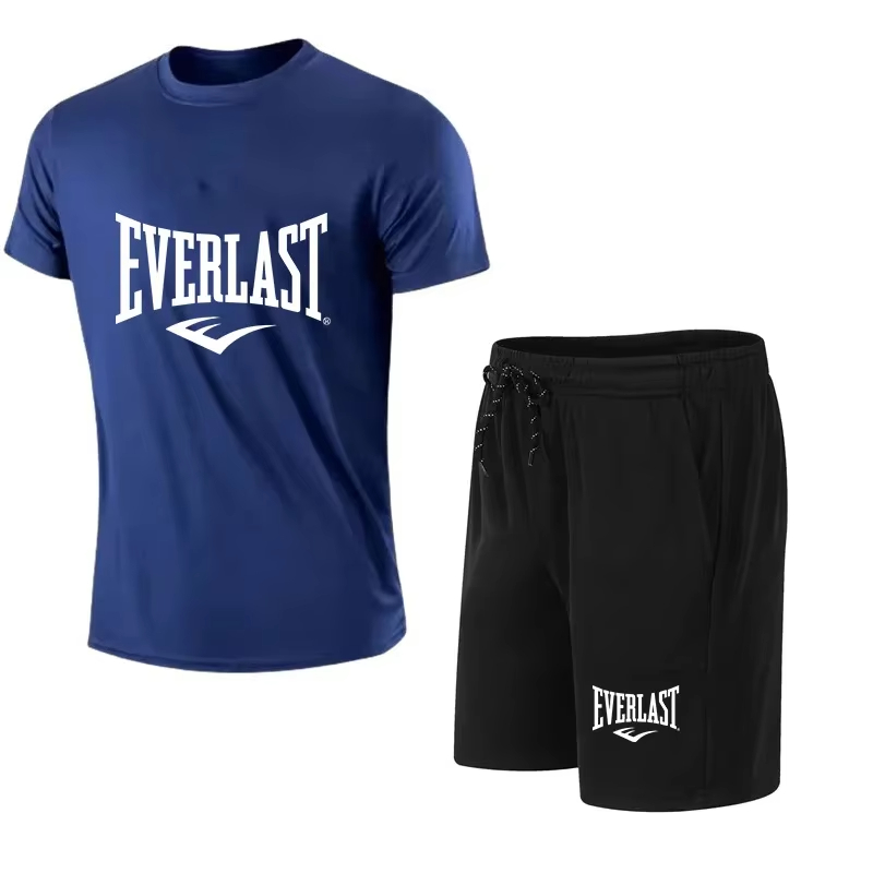 Men'S Fashion Brands - EVERLAST Herren T-Shirt + Shorts 2-teiliges