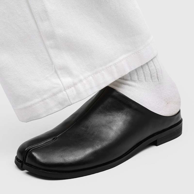 Mens Fashion Show - Hochwertige Designer Split-Toe Tabi Baotou Herren-Hausschuhe