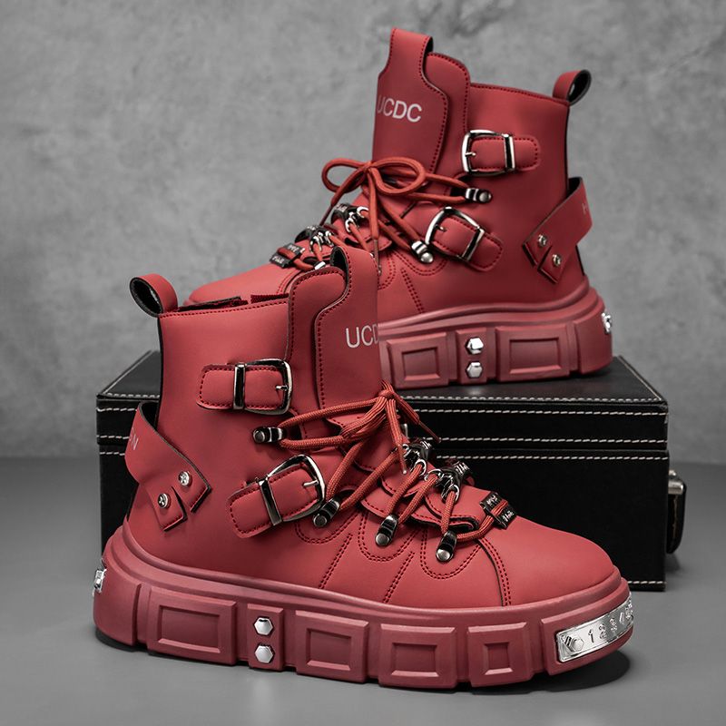 Men'S Fashion Brands - Original Marke Stiefel für Mann Punk