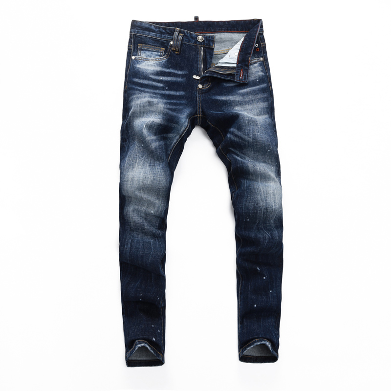 Men'S Fashion Light Jacket - Designermode Neue Herrenjeans Faltenfarbe Punkte Faltenwäsche