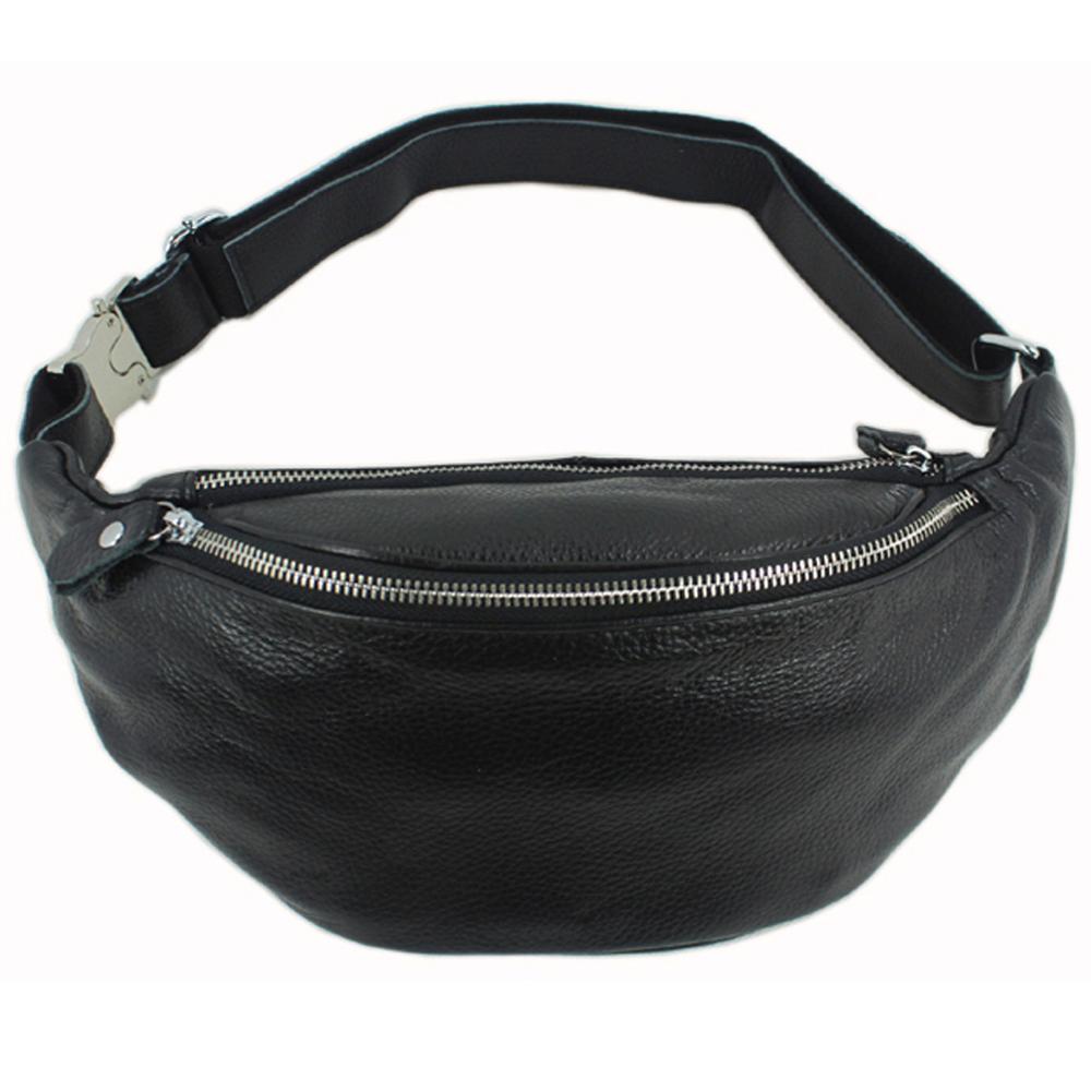 Leather Belt Braided - Fashion Echtes Leder taille tasche für