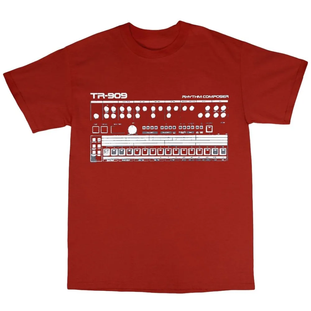 Men'S Fashion Online - Tr-909 inspiriertes T-Shirt aus 100 %