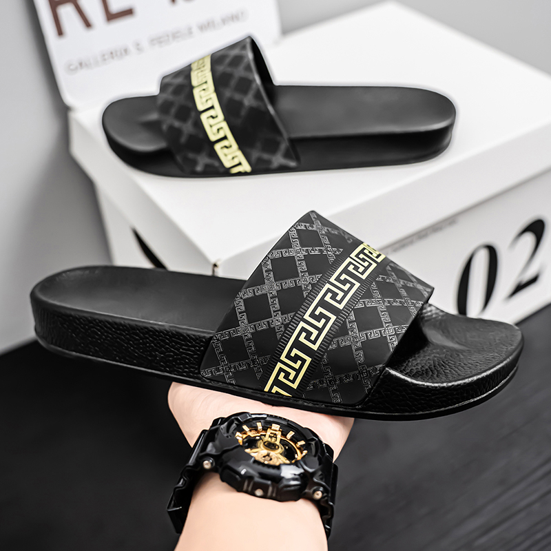 Men'S Fashion Xxl - Übergrößen-Herren-Einriemen-Slipper Sommer Mode Leichte Rutschfeste Weiche