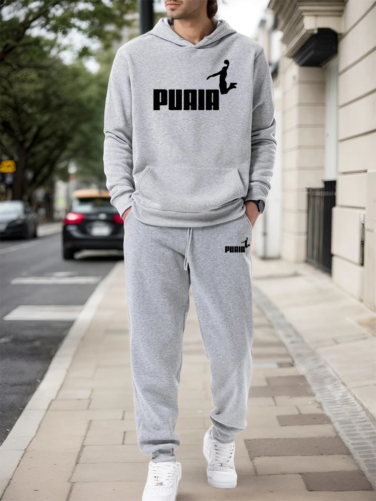 Men'S Fashion Hoodie - Herren-Set/Hoodie/Hose 2026 Herbst Winter Lässiger Sport-Kapuzenpullover