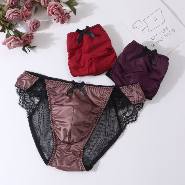 Men Fashion Rave - Herren-Unterwäsche Transparente Netz-Slips Sexy Höschen mit