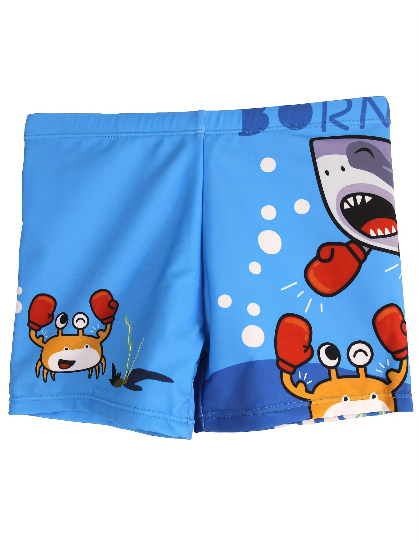 Swim Trunk Shorts - Cartoon Box krabben und Hai Muster