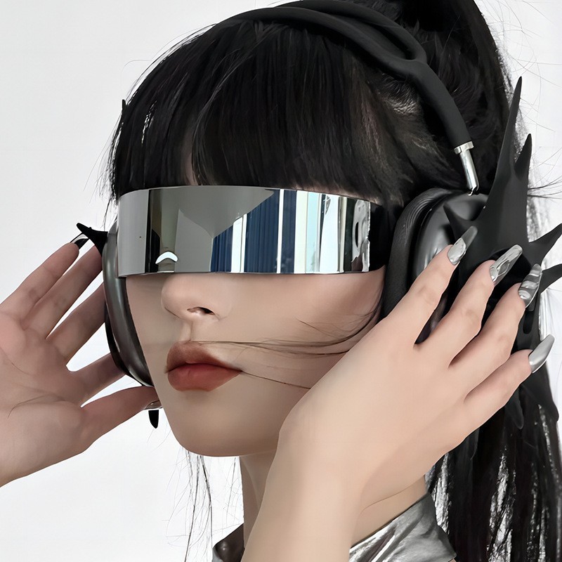 Y2K Futuristische Schmale Cycl – Men Fashion Rave Bewertung und Preis