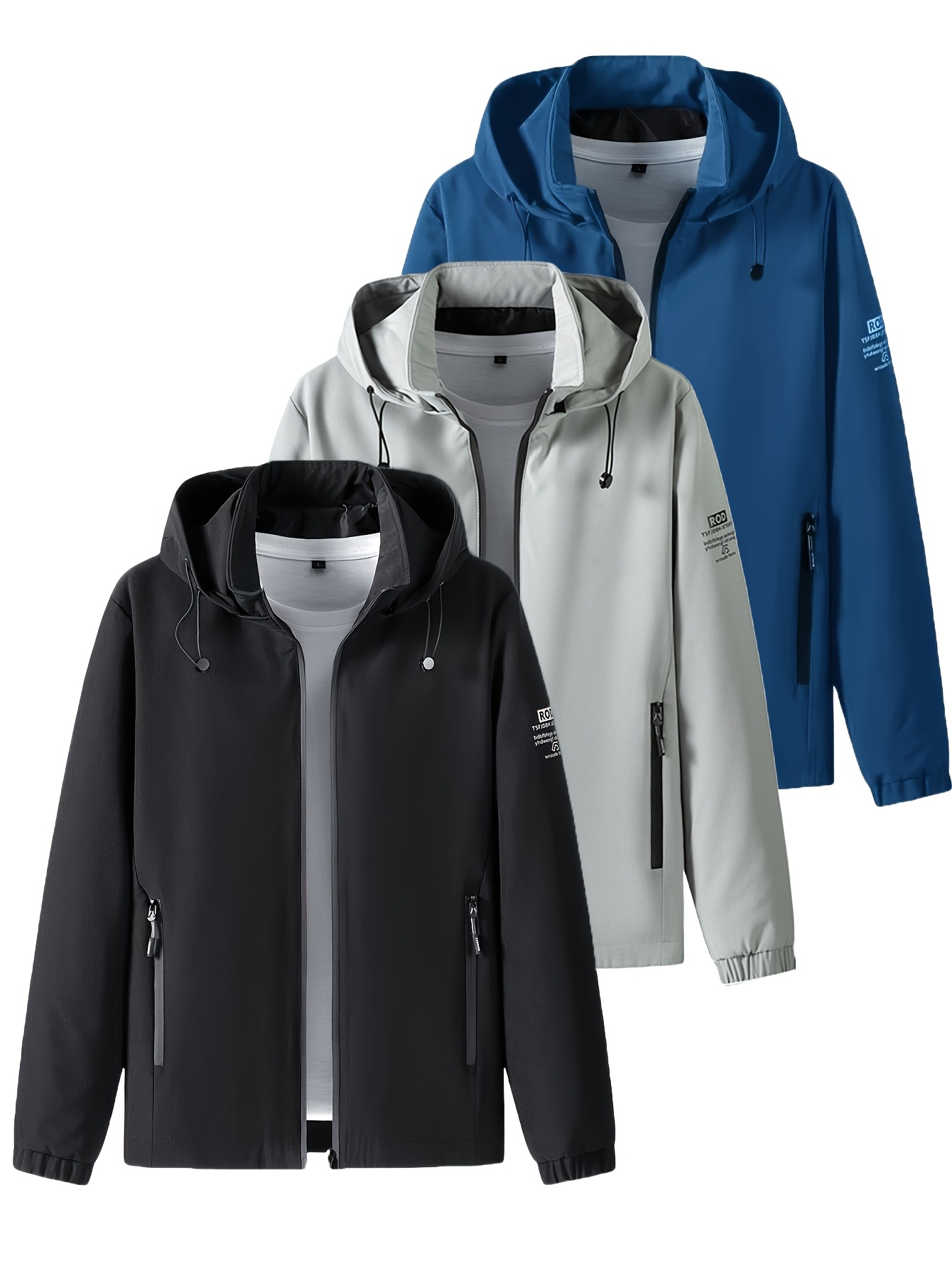 Zweiteilige modische winddicht – Men'S Fashion Zipper Jacket Bewertung und Preis