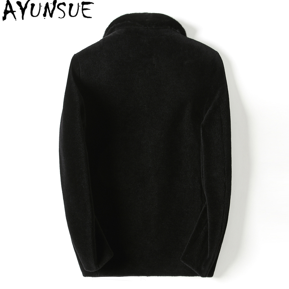 AYUNSUE Casual 100 % Wolle Män – Men'S Fashion Zipper Jacket Bewertung und Preis