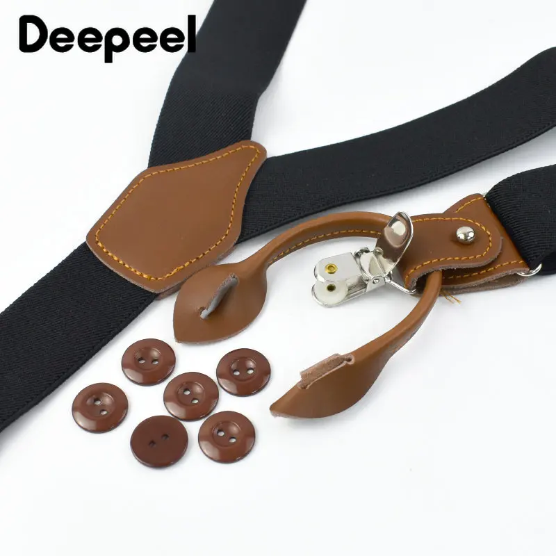 Deepeel 3,5 x 125 cm Hosenträg – Suspenders Clip Men Bewertung und Preis