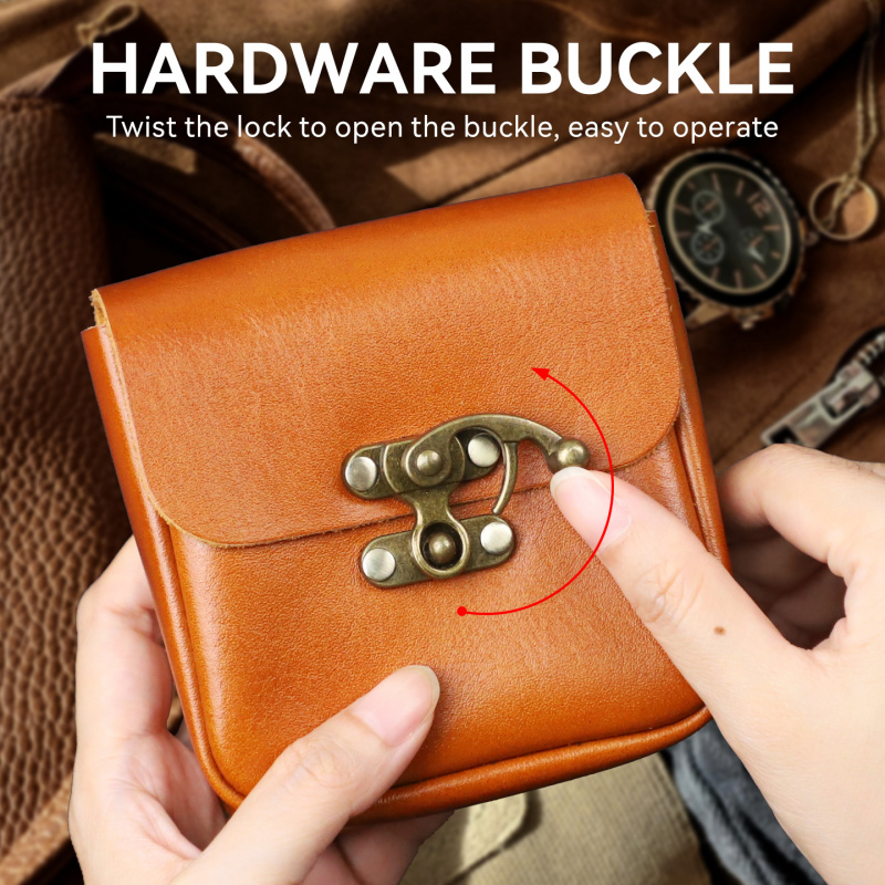 Weiche Rindsleder-Gürteltasche – Leather Belt Braided Bewertung und Preis