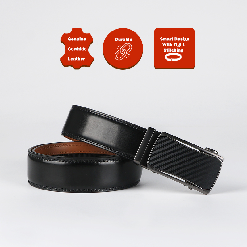 Ratschengürtel aus echtem Lede – Leather Belt Braided Bewertung und Preis