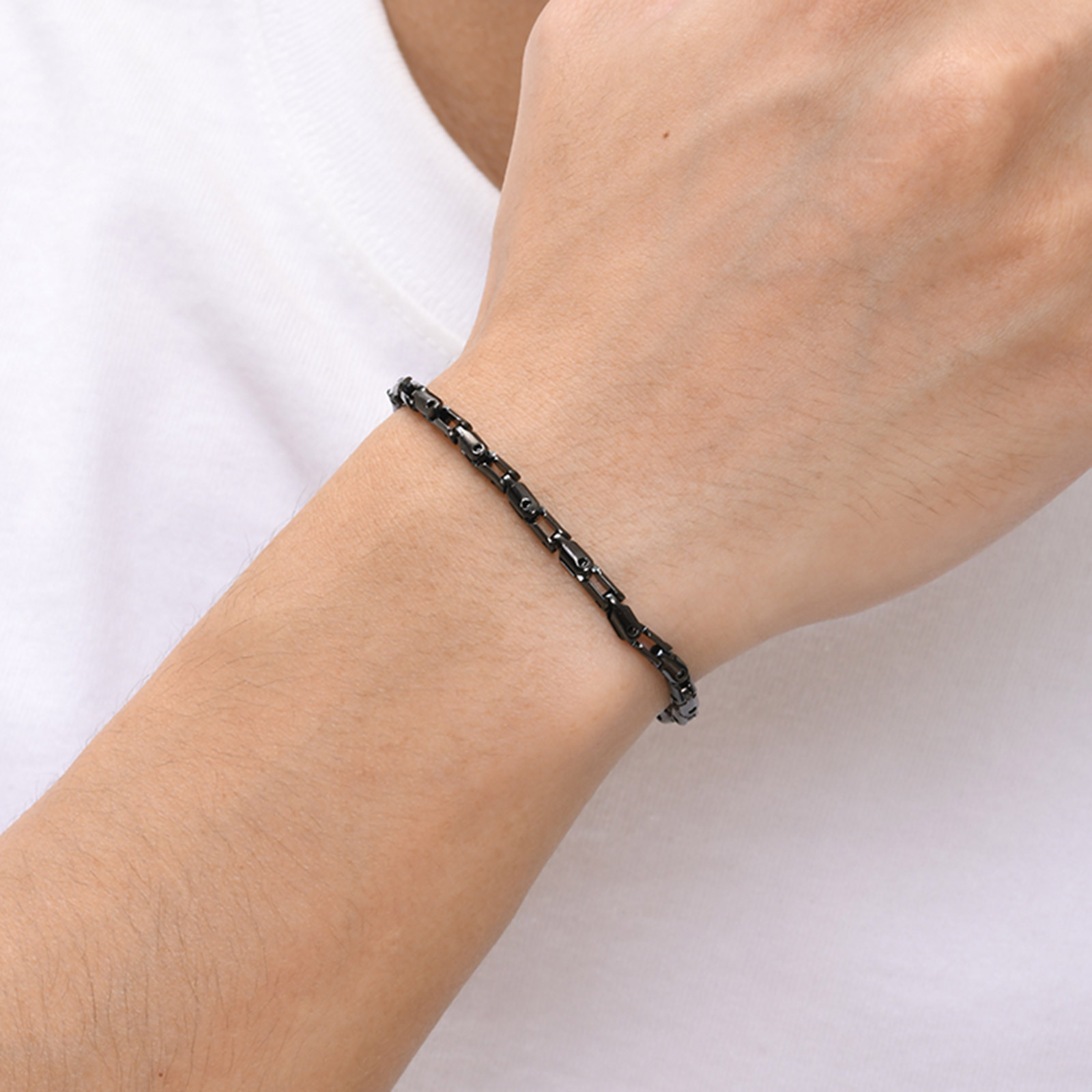 Dünne Edelstahl ketten armbänd – 1950S Fashion Men'S Bewertung und Preis