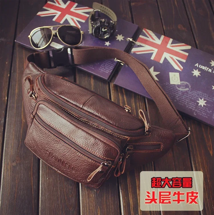 Echtes Rindsleder Gürteltasche – Leather Belt Braided Bewertung und Preis