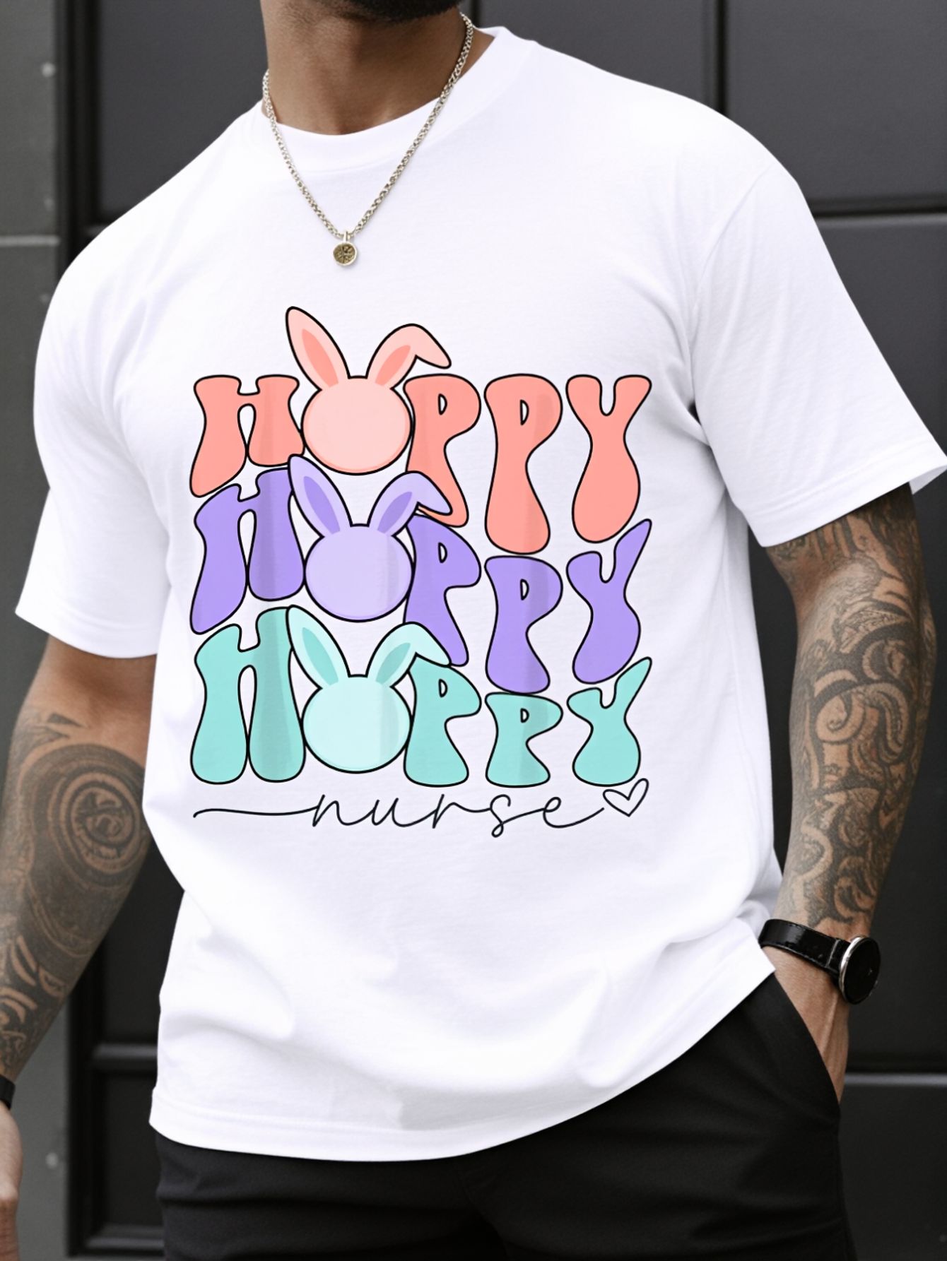 Retro Nurse Easter Hoppy Nurse – Men'S Fashion Easter Bewertung und Preis