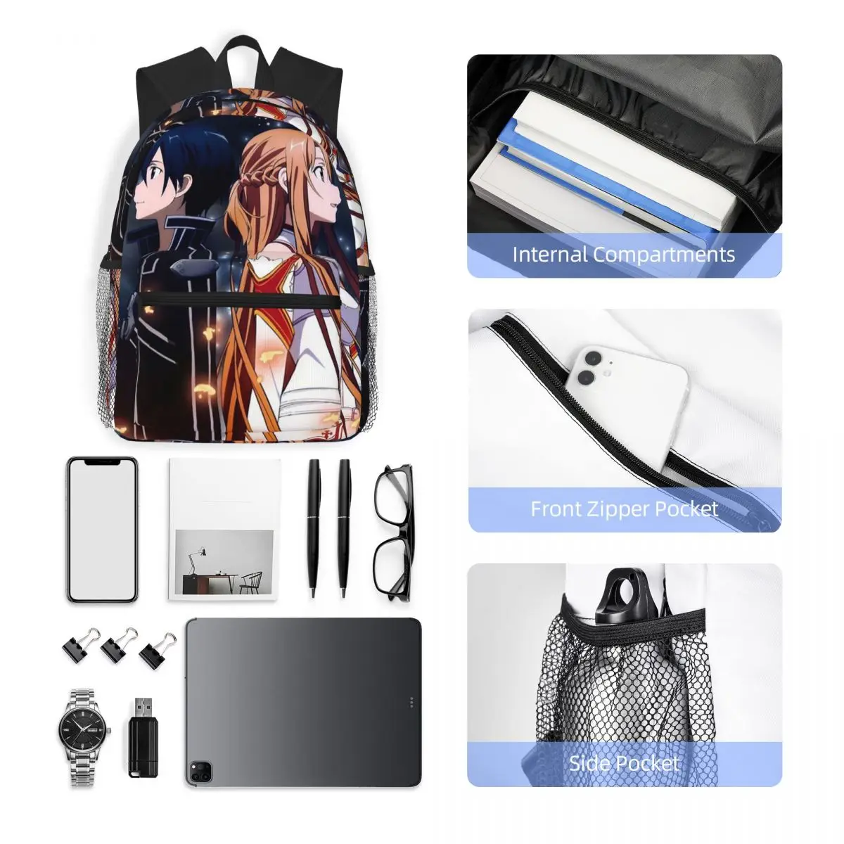 Sword Art Online Kirito und As – Men'S Fashion Online Bewertung und Preis