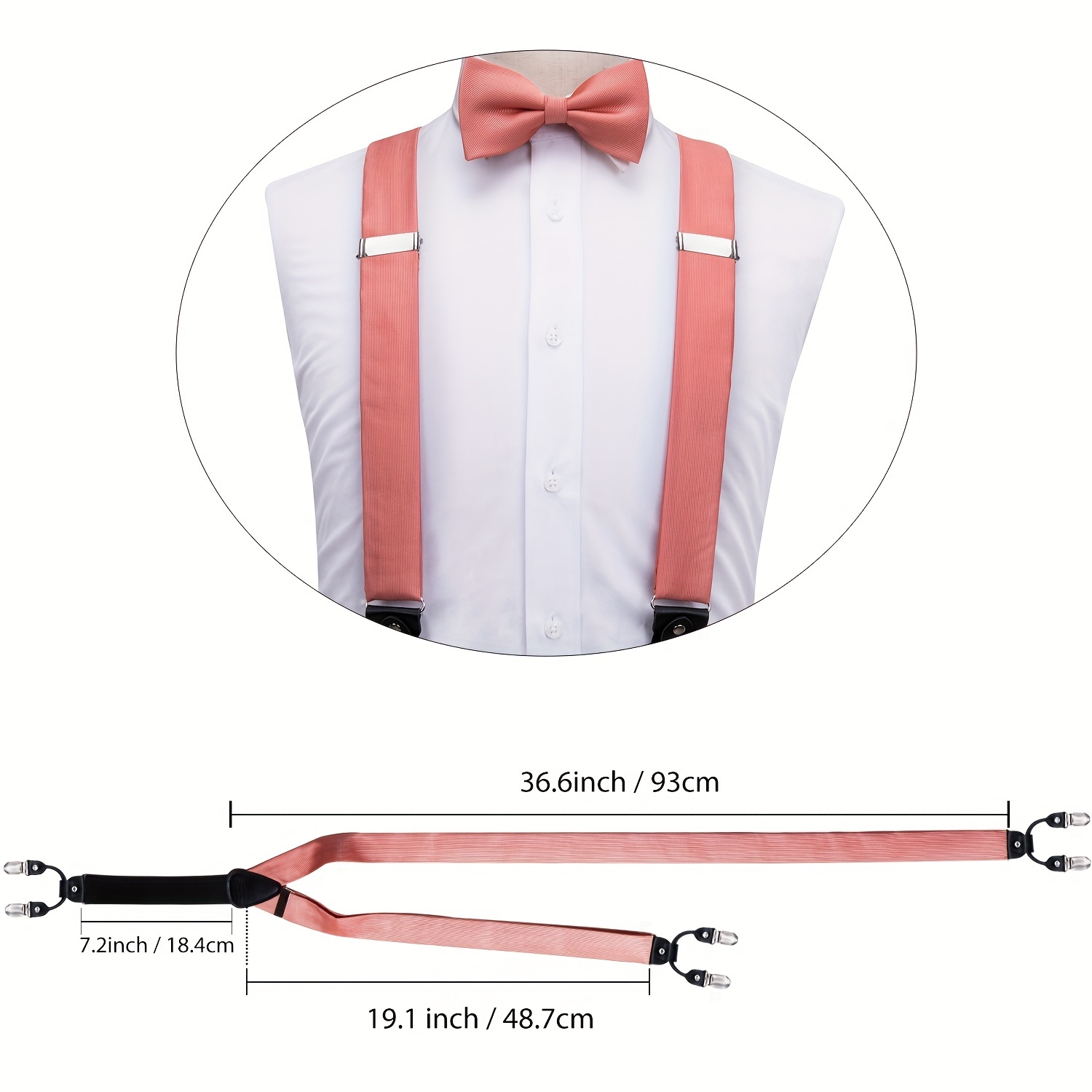 Hi-Tie Herren-Hosenträger aus  – Suspenders Clip Men Bewertung und Preis