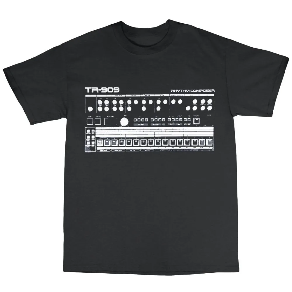 Tr-909 inspiriertes T-Shirt au – Men'S Fashion Online Bewertung und Preis