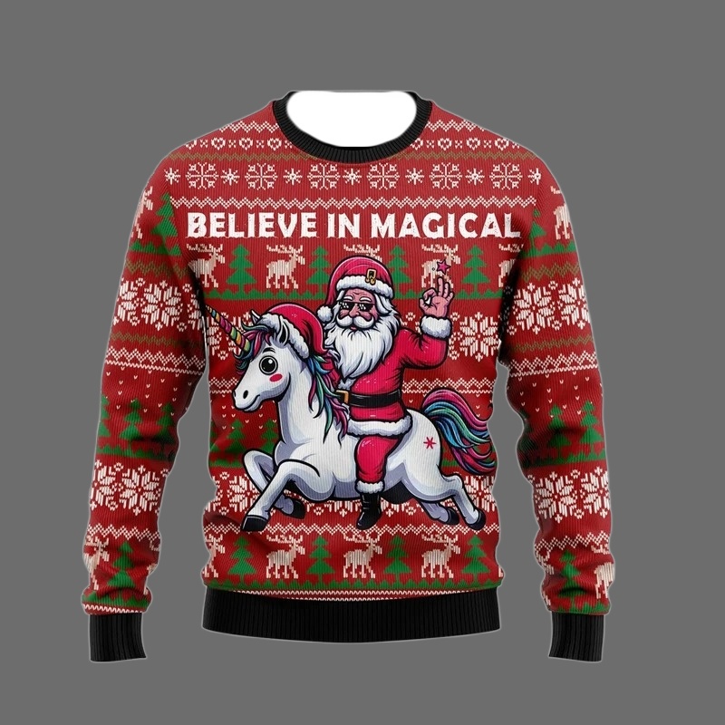 Mode Einhorn Hässliche Weihnac – Men'S Fashion Xmas Party Bewertung und Preis