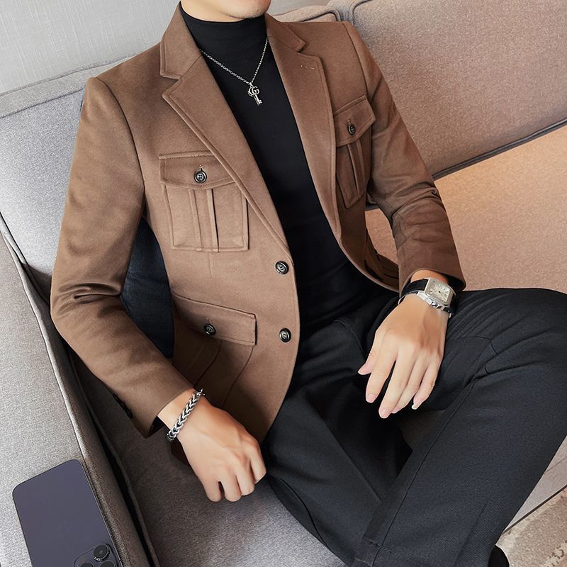 Mode Licht Luxus Neue Tweed An – Men'S Fashion Light Jacket Bewertung und Preis