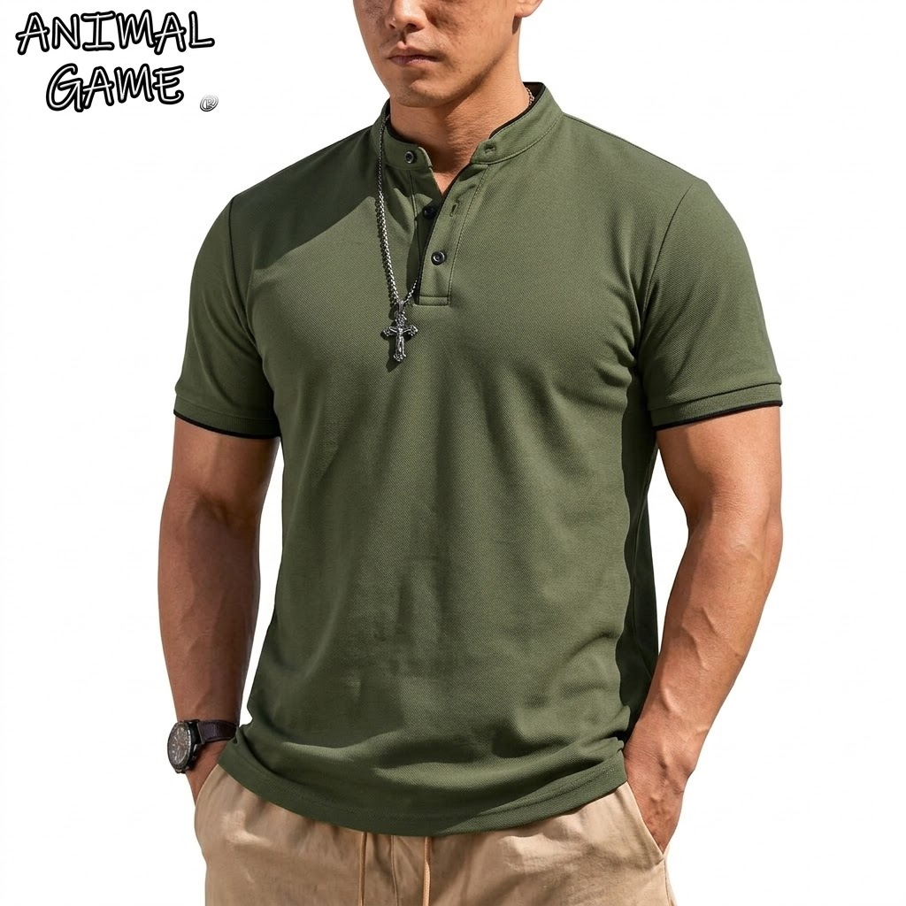 Sommer Kurzarm Henley-Shirt He – Men'S Fashion 2025 Bewertung und Preis