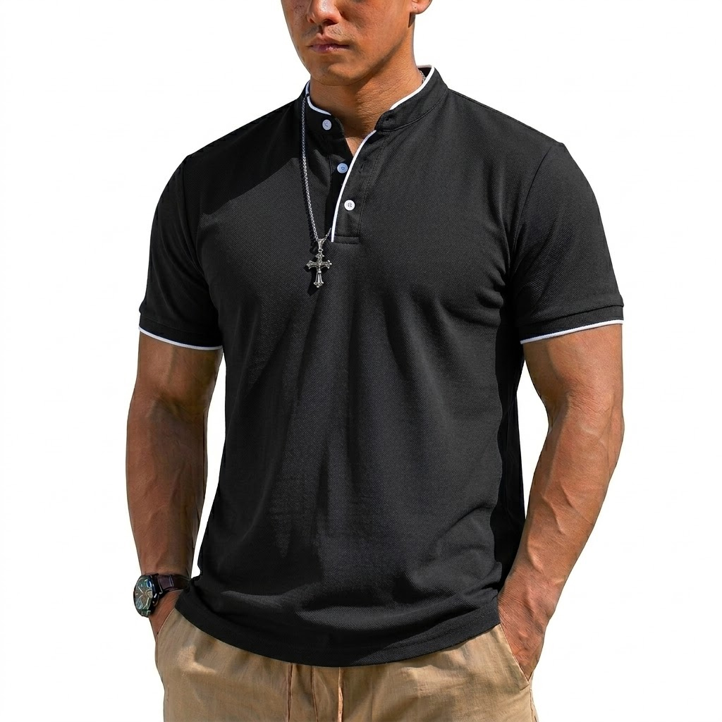 Sommer Kurzarm Henley-Shirt He – Men'S Fashion 2025 Bewertung und Preis