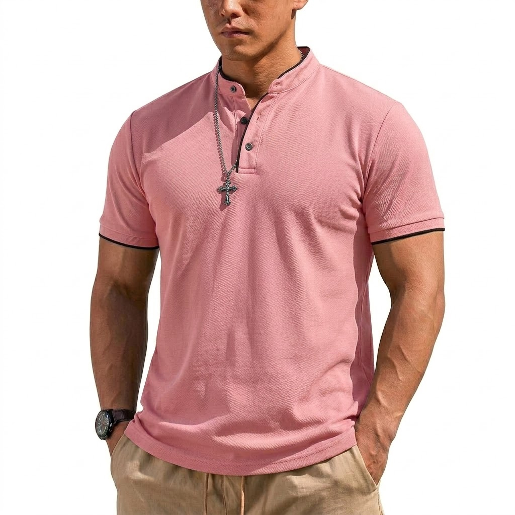 Sommer Kurzarm Henley-Shirt He – Men'S Fashion 2025 Bewertung und Preis