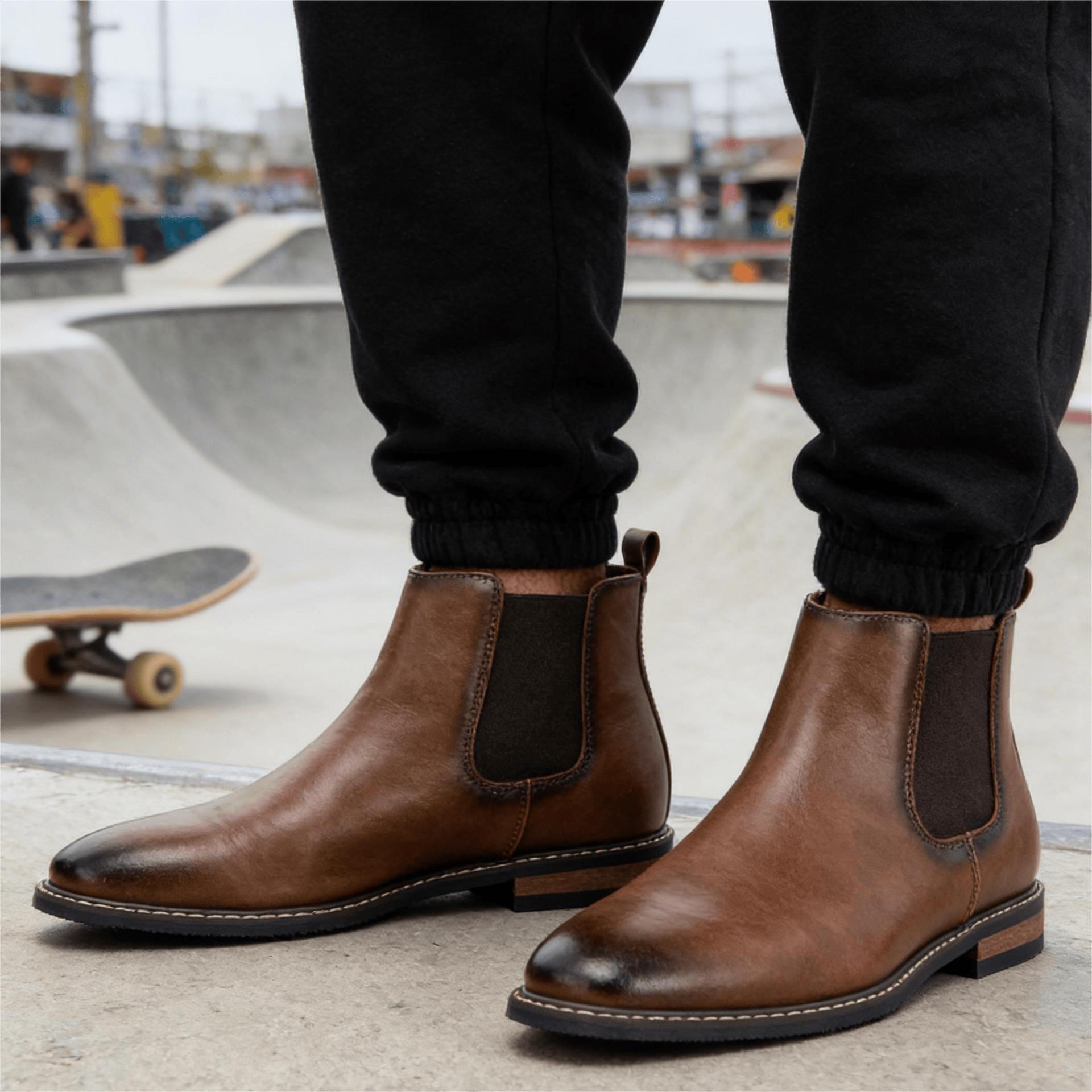 Knöchelhohe Stiefel Mode Retro – Men'S Fashion Brands Bewertung und Preis