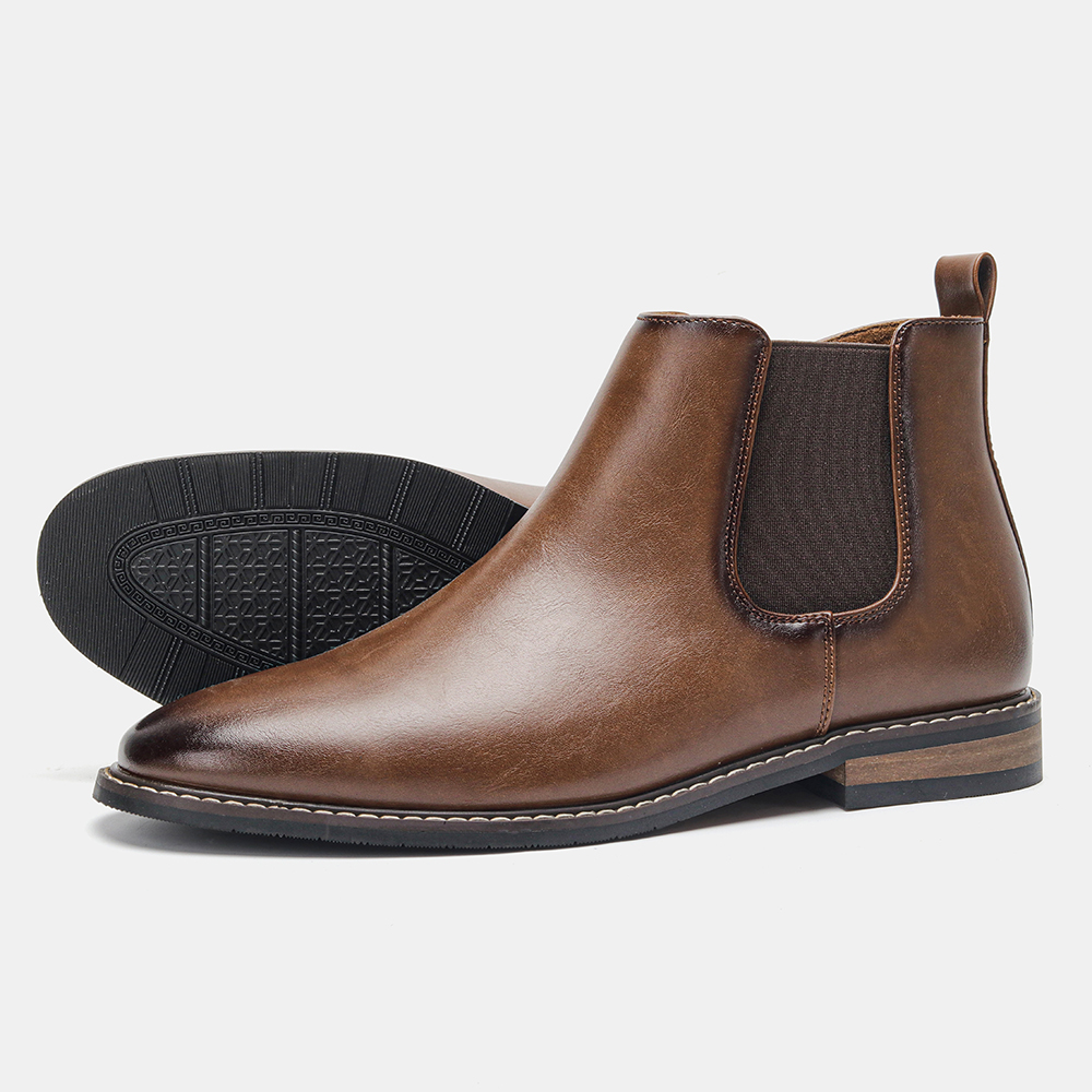 Knöchelhohe Stiefel Mode Retro – Men'S Fashion Brands Bewertung und Preis