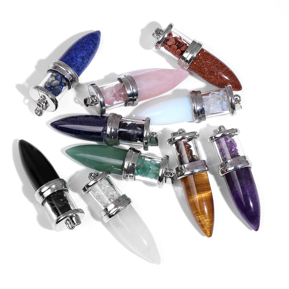 1pc Kugelform Stein Anhänger f – Men'S Fashion Necklaces Bewertung und Preis