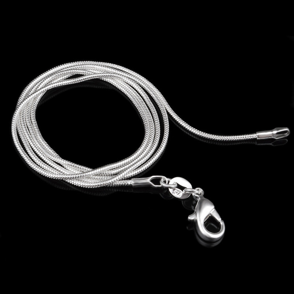 Schlangenkette, versilbert, 79 – Men'S Fashion Necklaces Bewertung und Preis