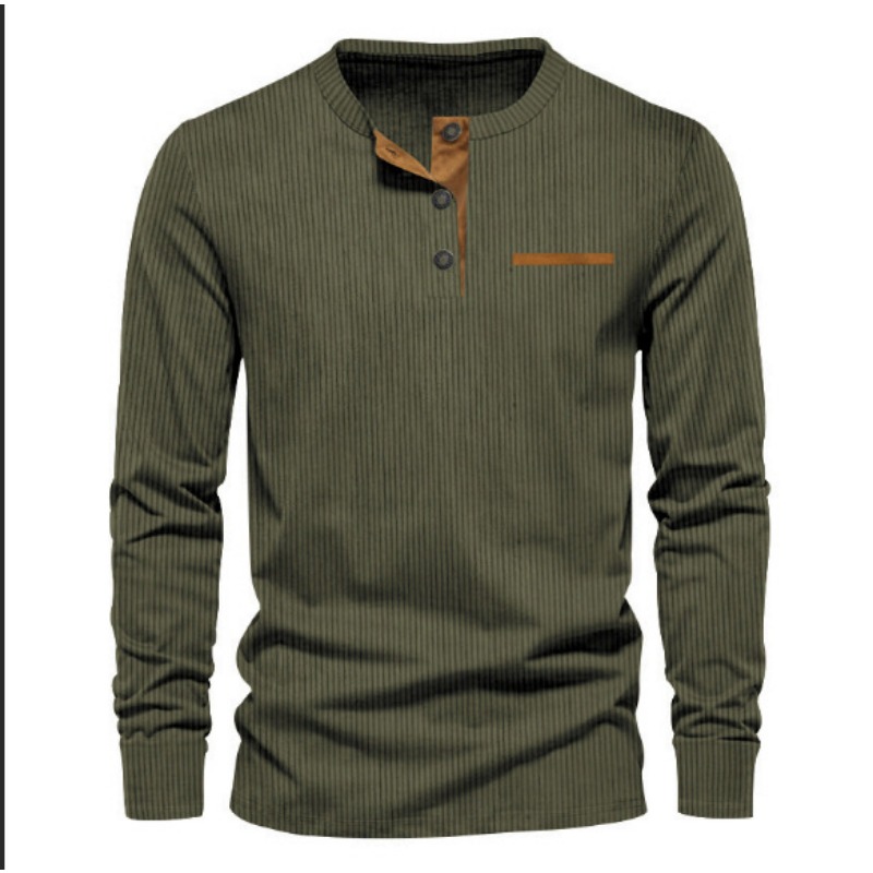 Herren-Cordhemd mit Henley-Aus – Men'S Fashion 2025 Bewertung und Preis